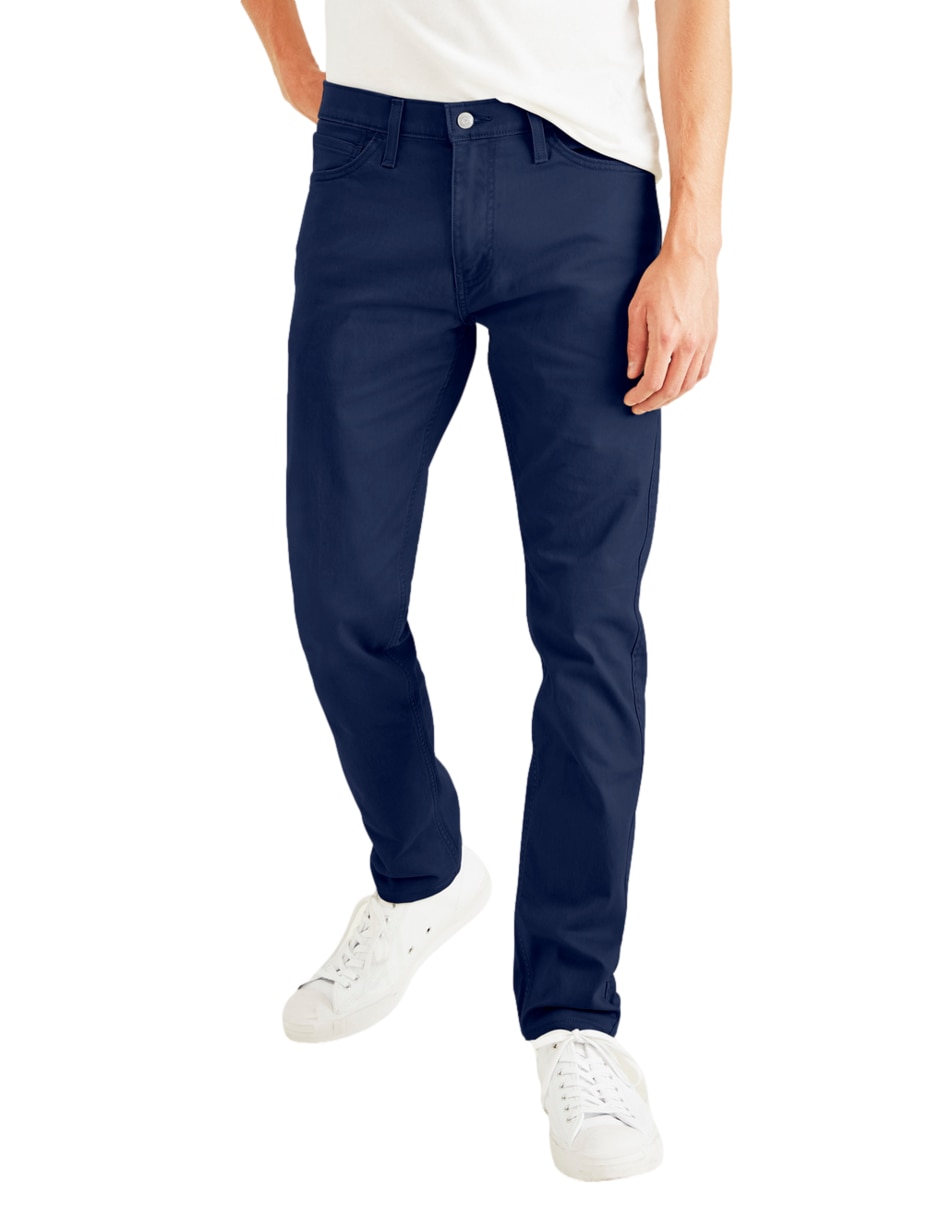 Pantalón slim de algodón para hombre 1