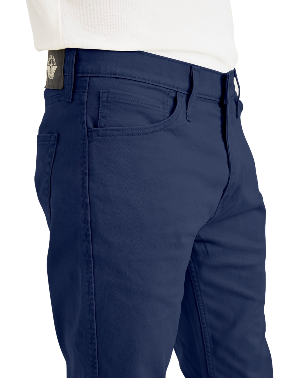 Pantalón slim de algodón para hombre 4