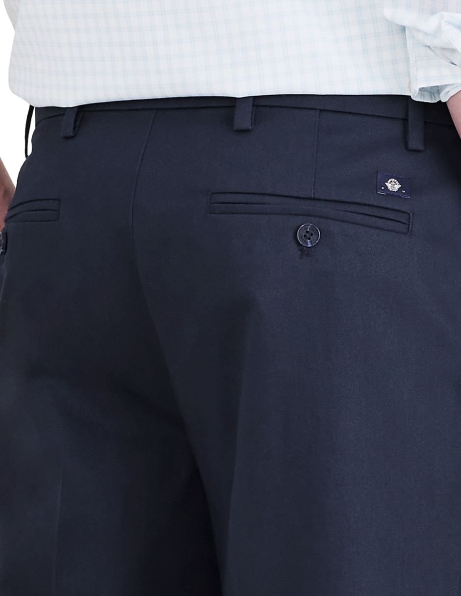Pantalón casual regular recto de algodón para hombre 4