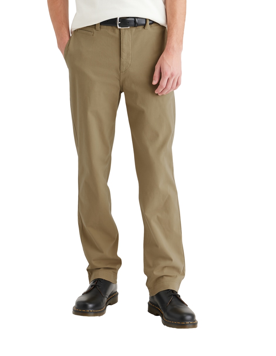Pantalón recto de algodón para hombre 2