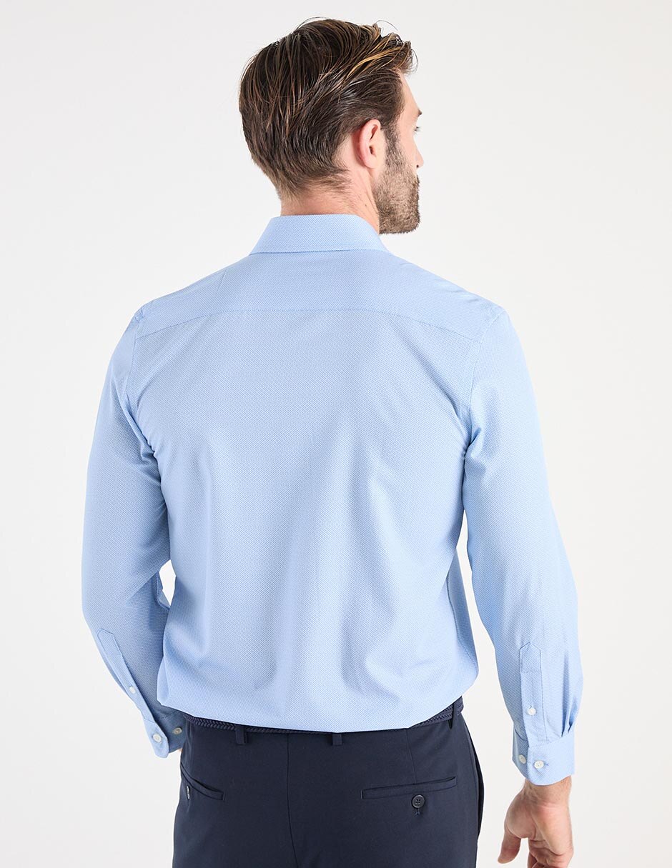 Camisa casual manga larga para hombre 2