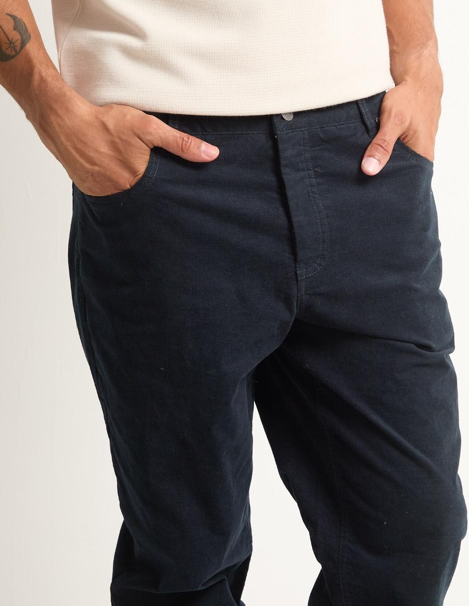 Pantalón recto de algodón para hombre 4