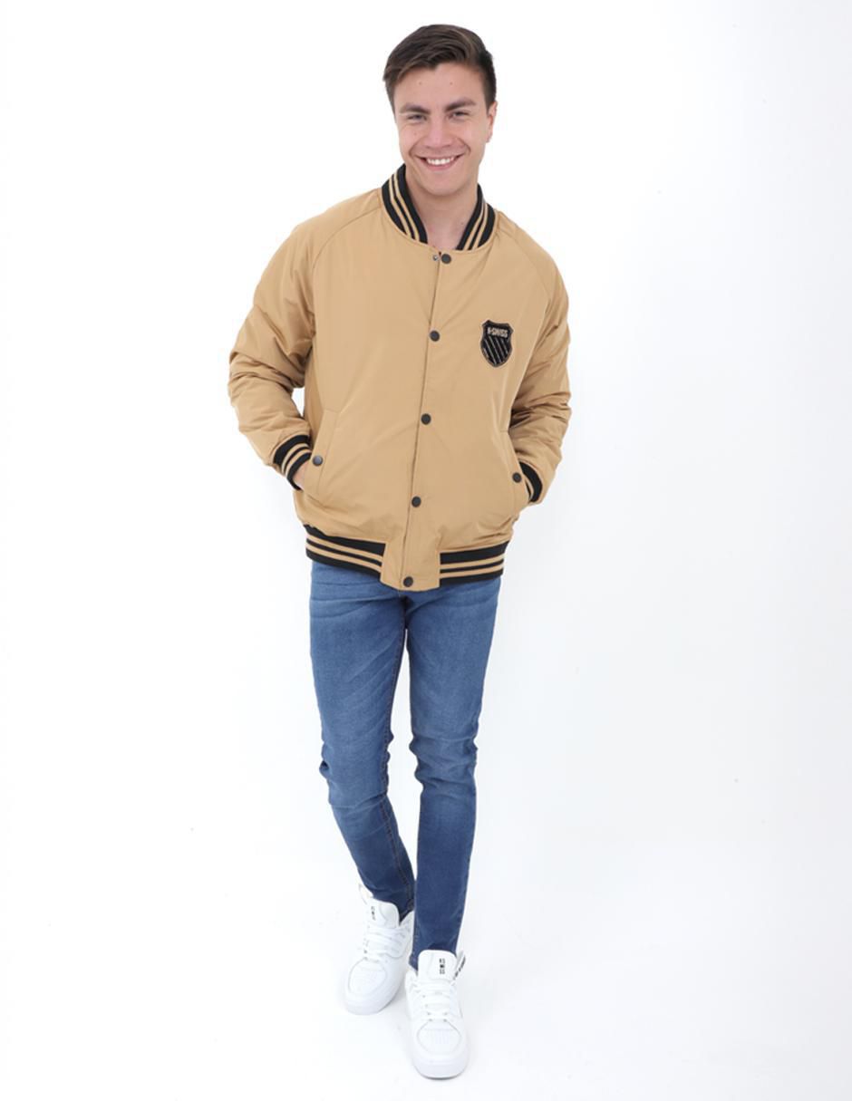Chamarra casual cuello con cierre para hombre 2