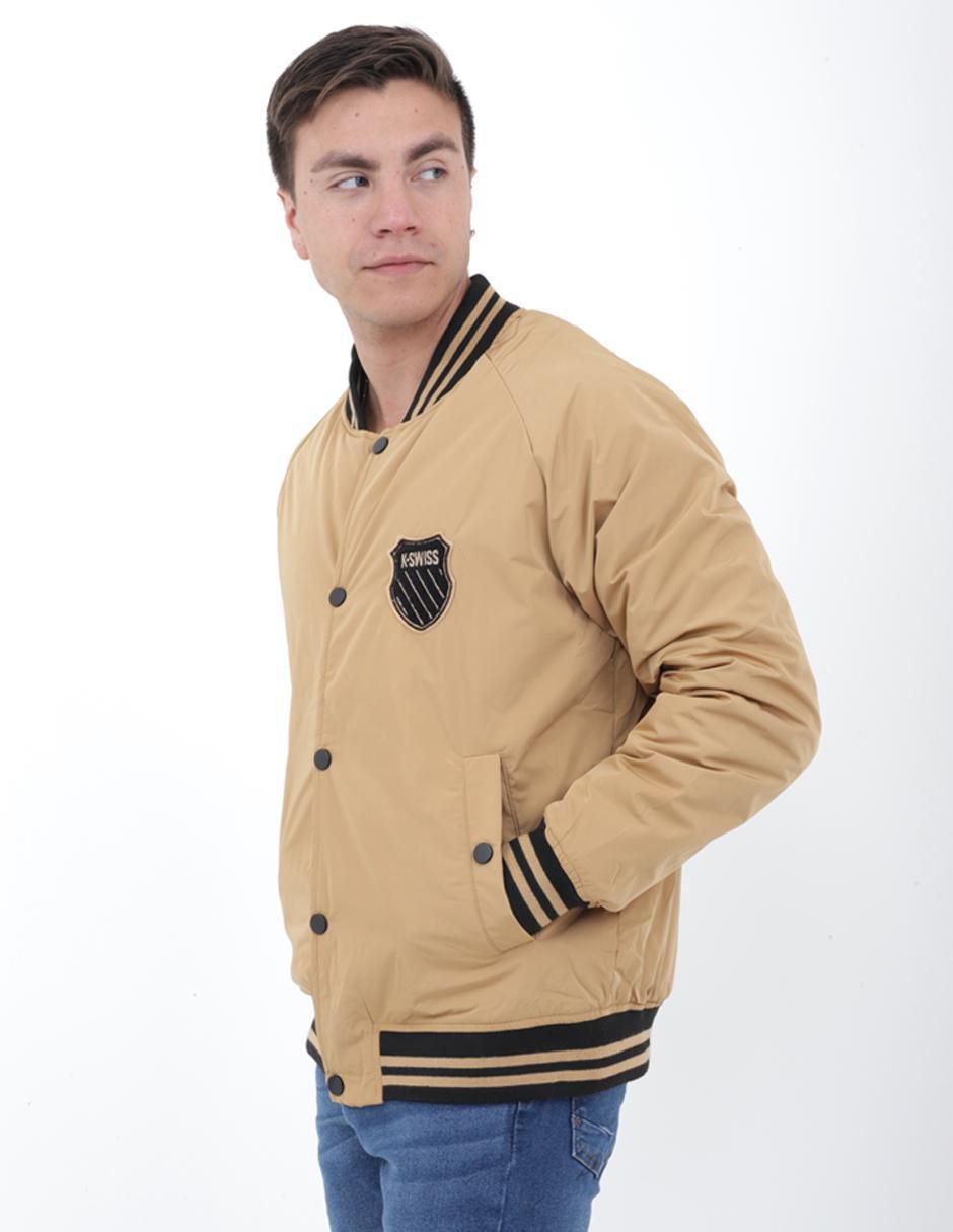 Chamarra casual cuello con cierre para hombre 3