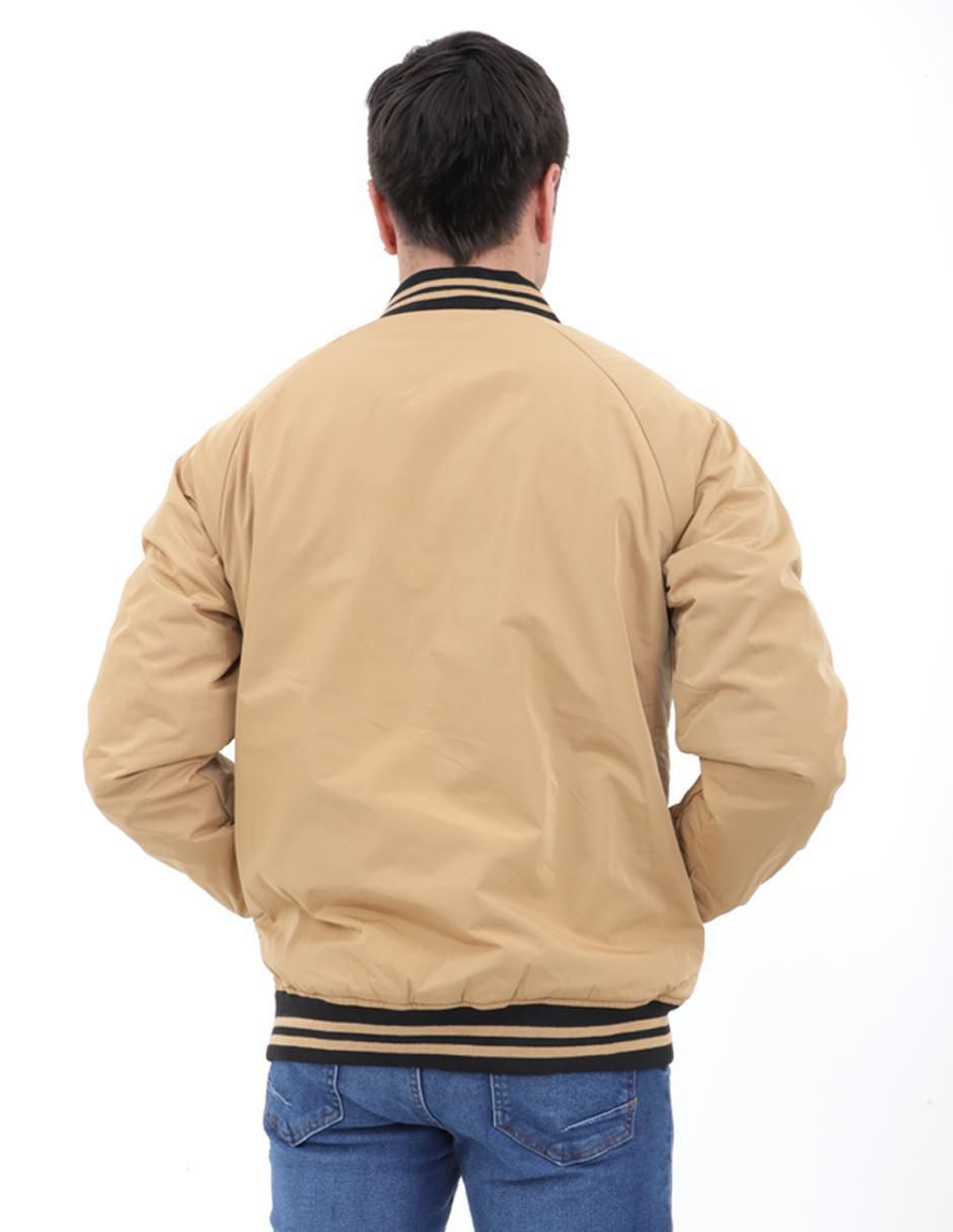 Chamarra casual cuello con cierre para hombre 4