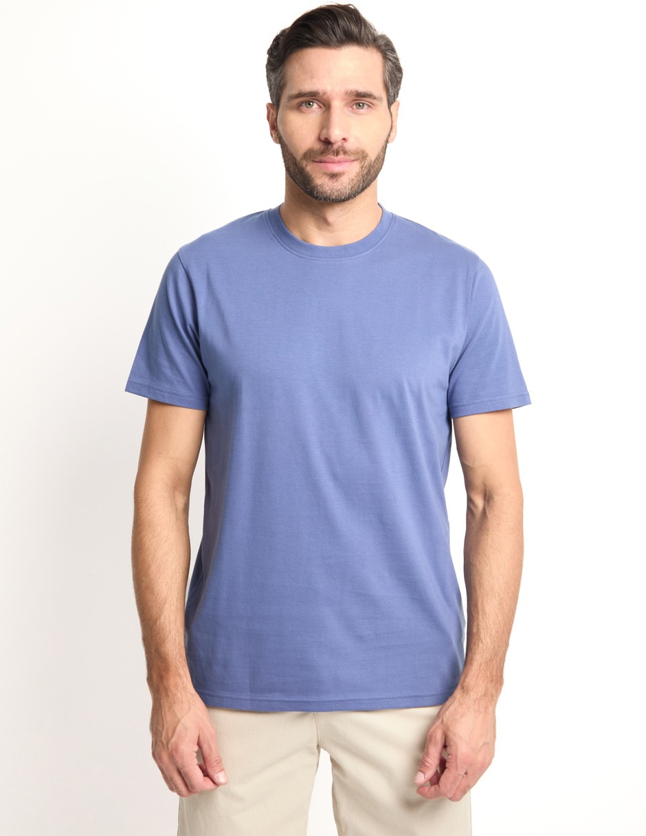 Playera cuello redondo para hombre