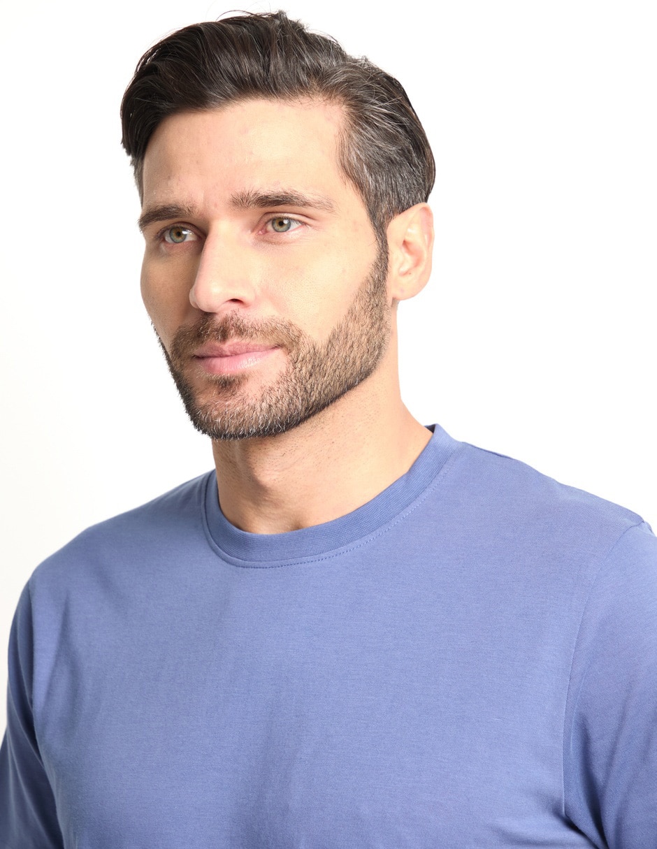 PLAYERA R STREET RS2, M, AZUL PLUMBAGO