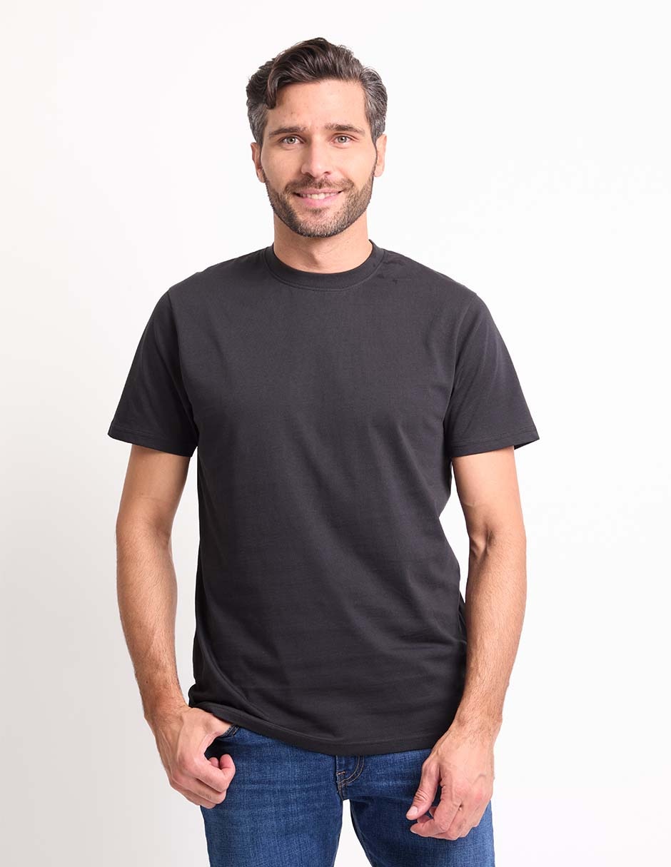 Playera cuello redondo para hombre