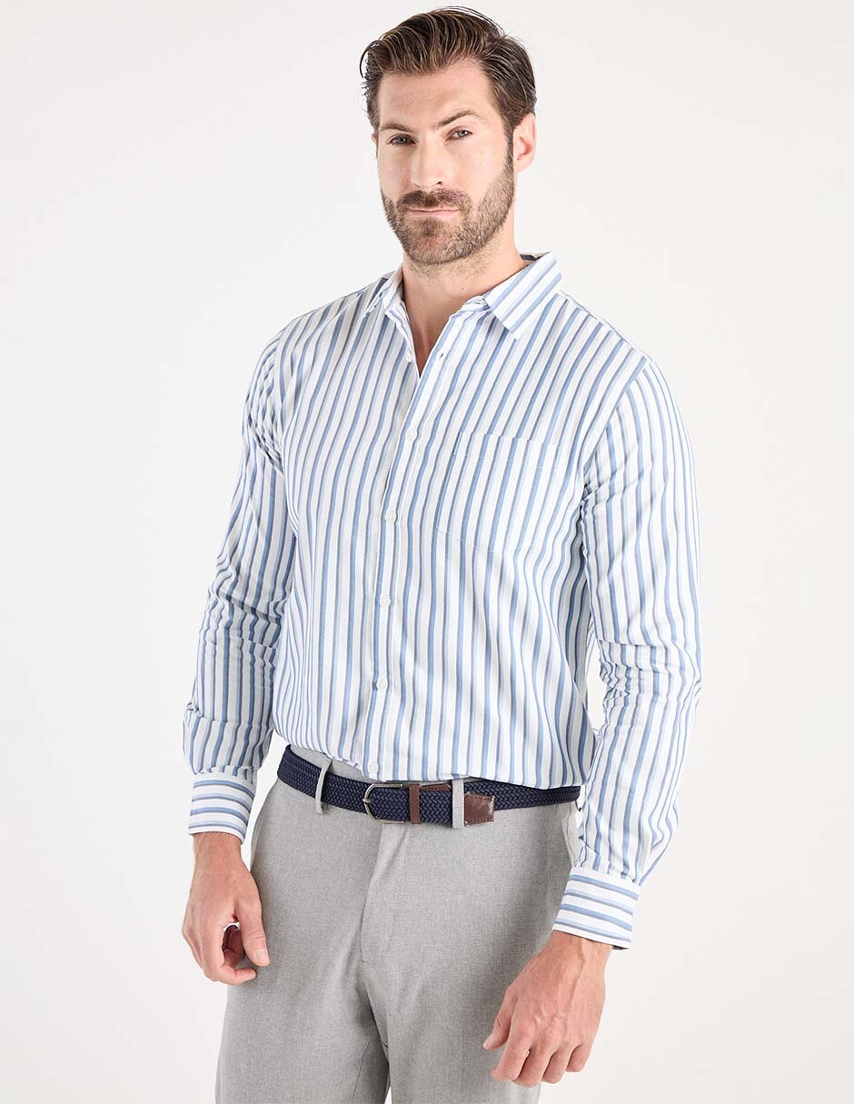 Camisa casual de algodón manga larga para hombre Camisa casual de algodón manga larga para hombre