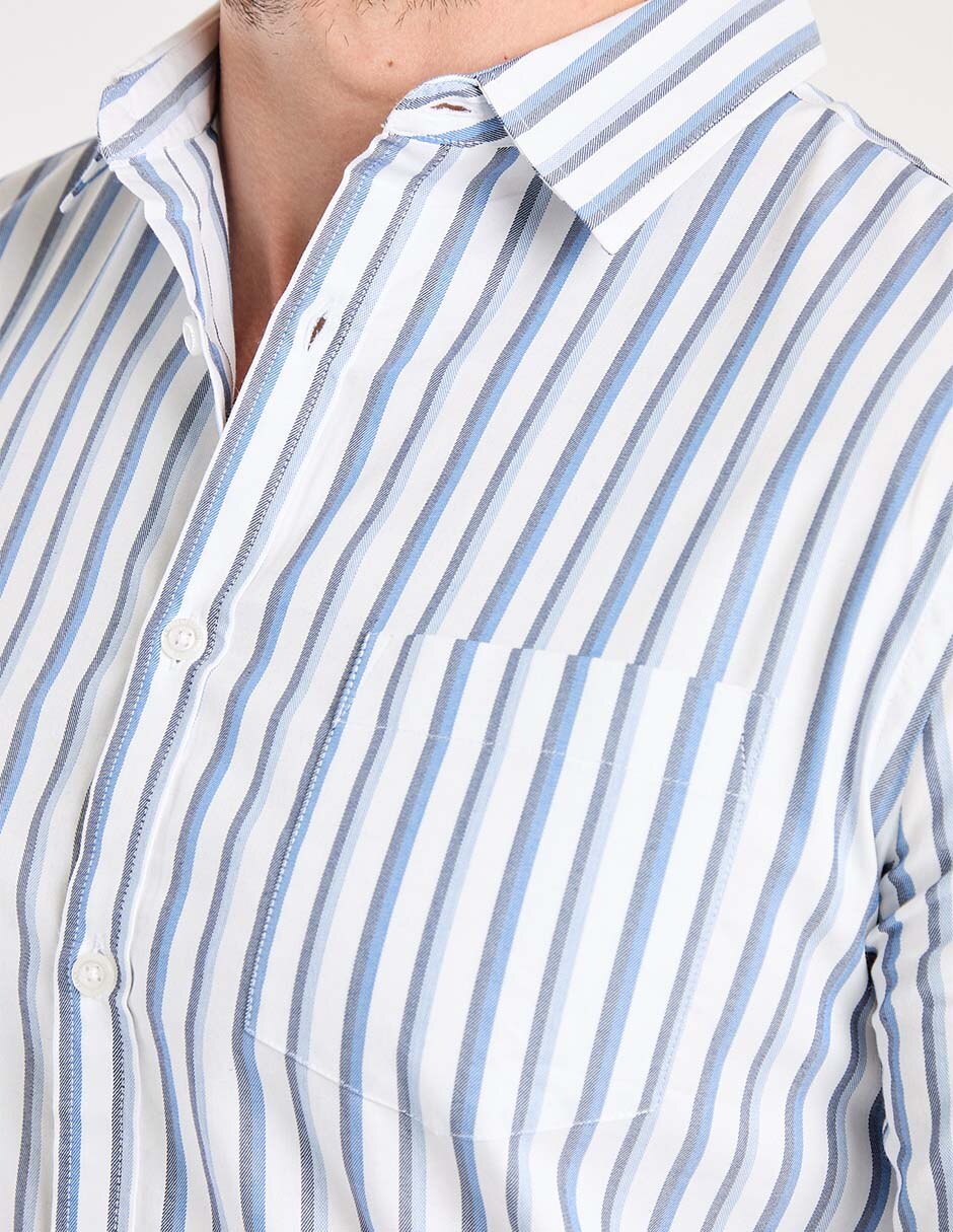 CAMISA R STREET RS251, M, AZUL OBSCURO