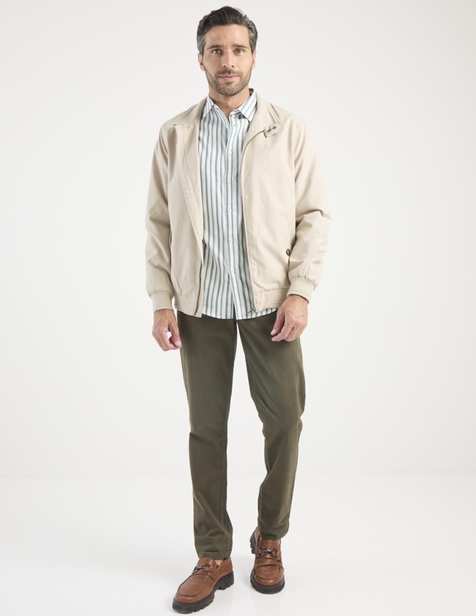 Camisa casual de algodón manga larga para hombre 3