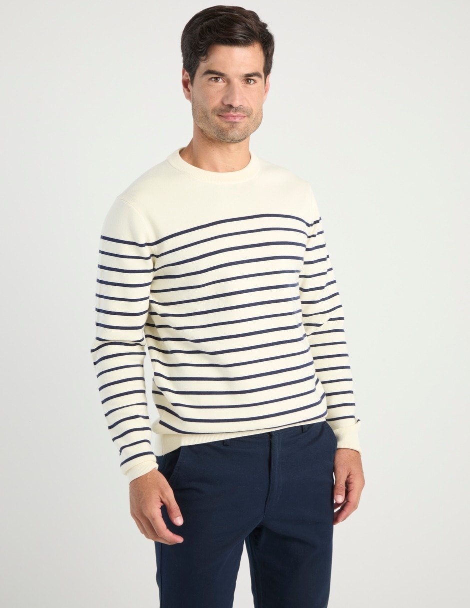 Suéter cuello redondo para hombre Suéter cuello redondo para hombre