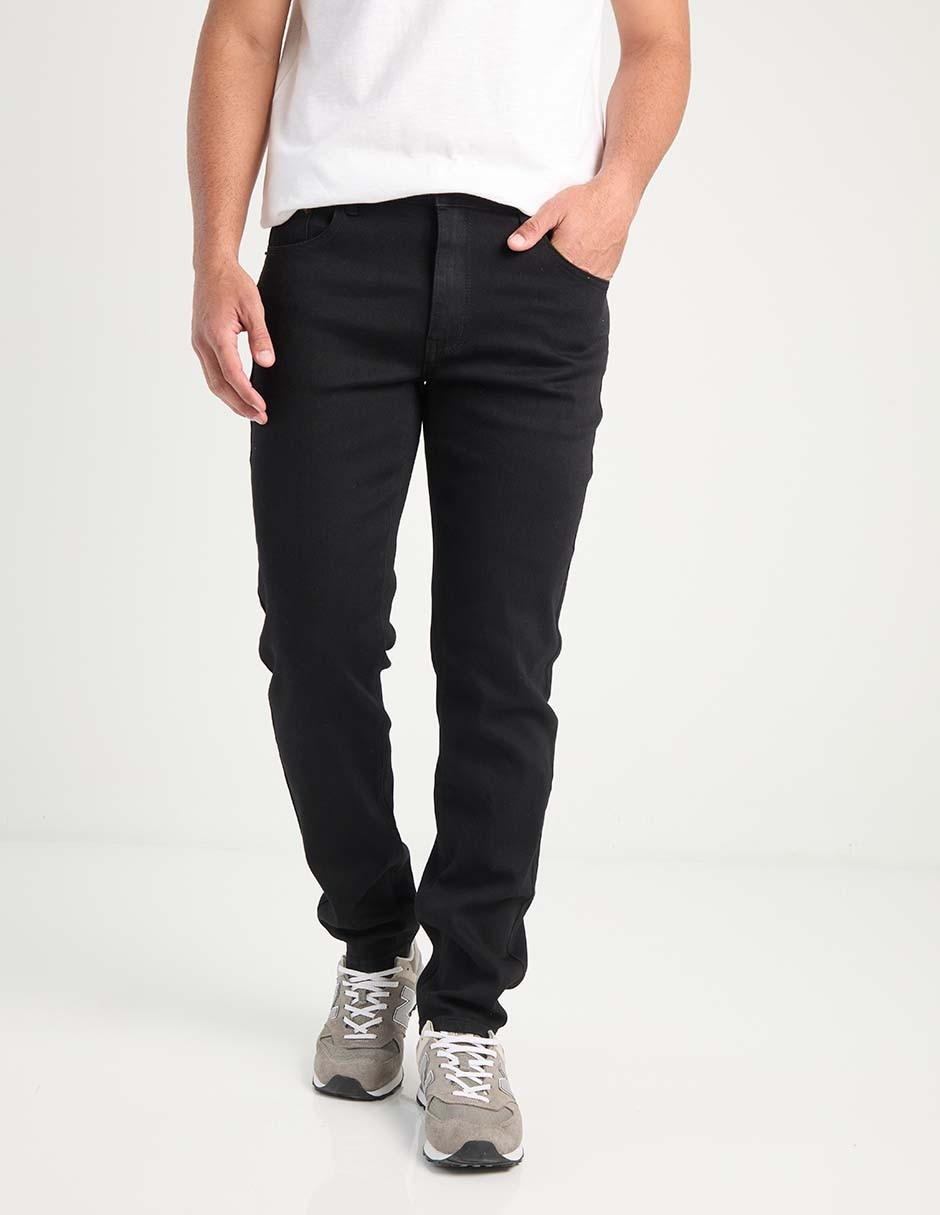Pantalón regular de algodón para hombre