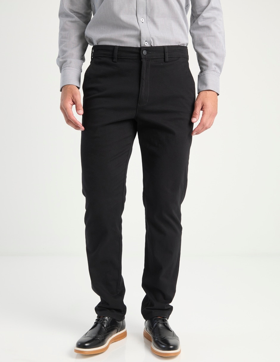 Pantalón chino slim de algodón para hombre Pantalón chino slim de algodón para hombre