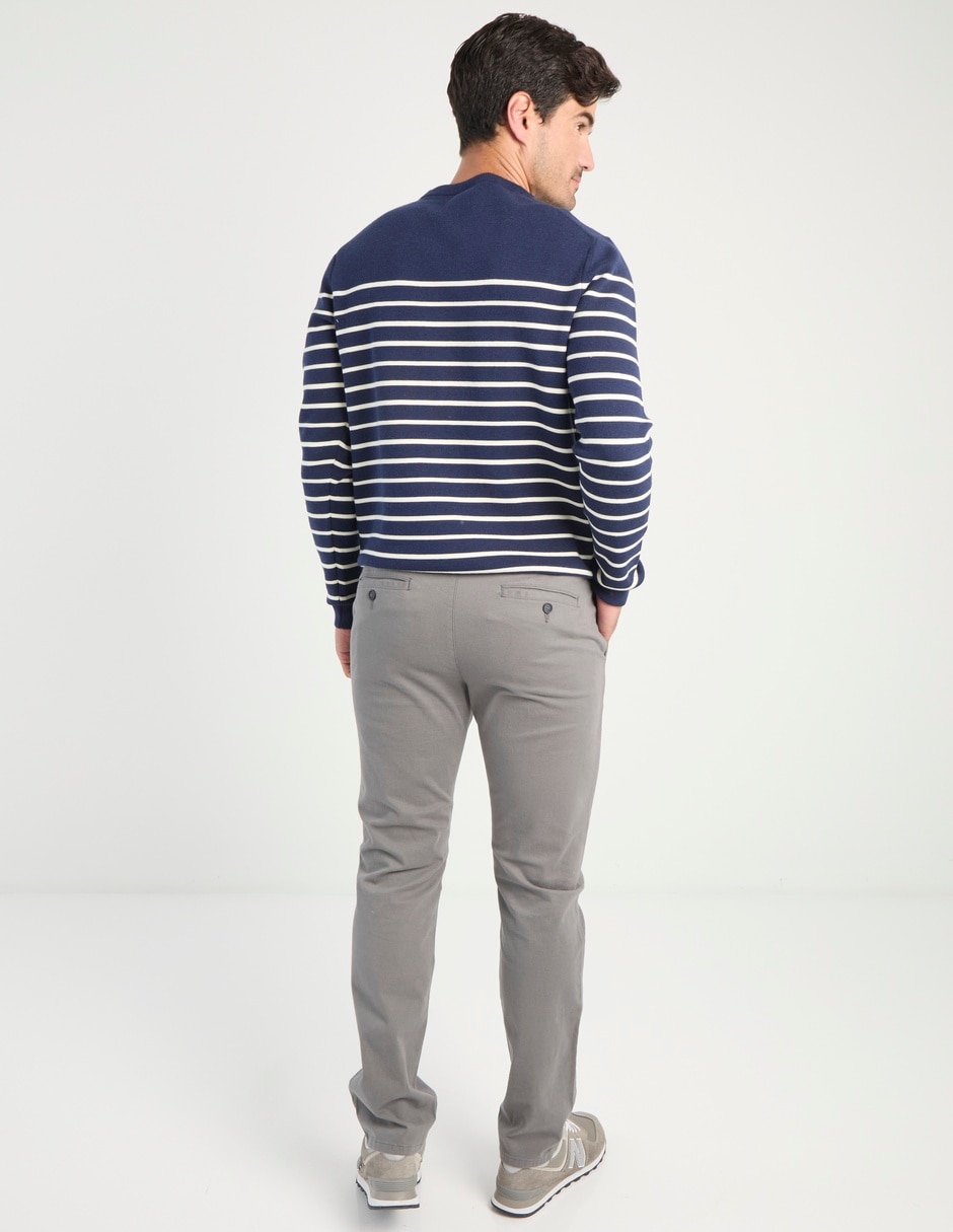 Pantalón chino slim de algodón para hombre 2