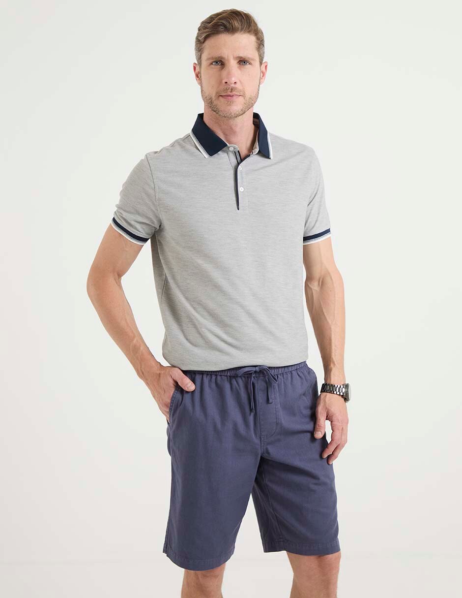 Bermuda de algodón para hombre