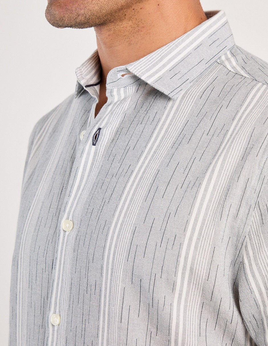 Camisa casual de algodón manga corta para hombre 4