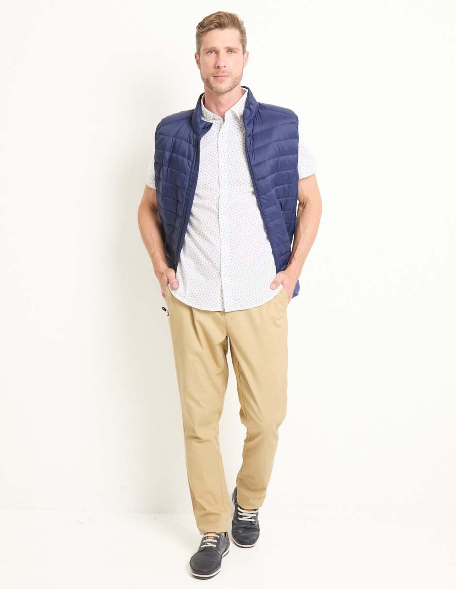 Camisa casual de algodón manga corta para hombre 3