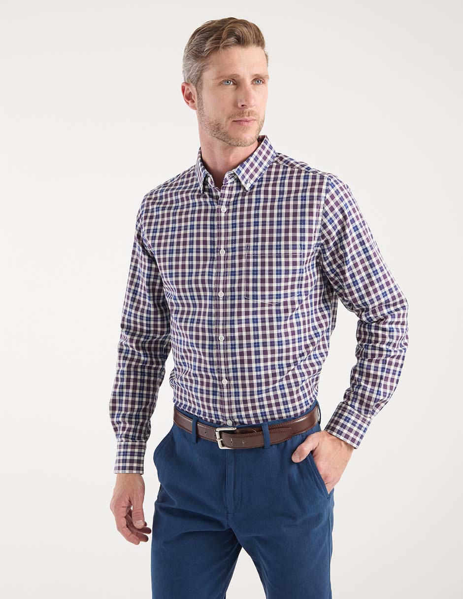 Camisa casual manga larga para hombre Camisa casual manga larga para hombre