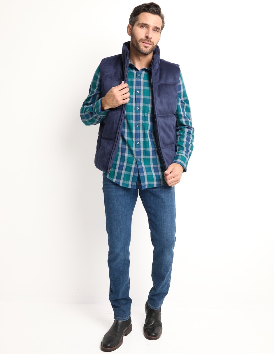 Camisa casual manga larga para hombre 3