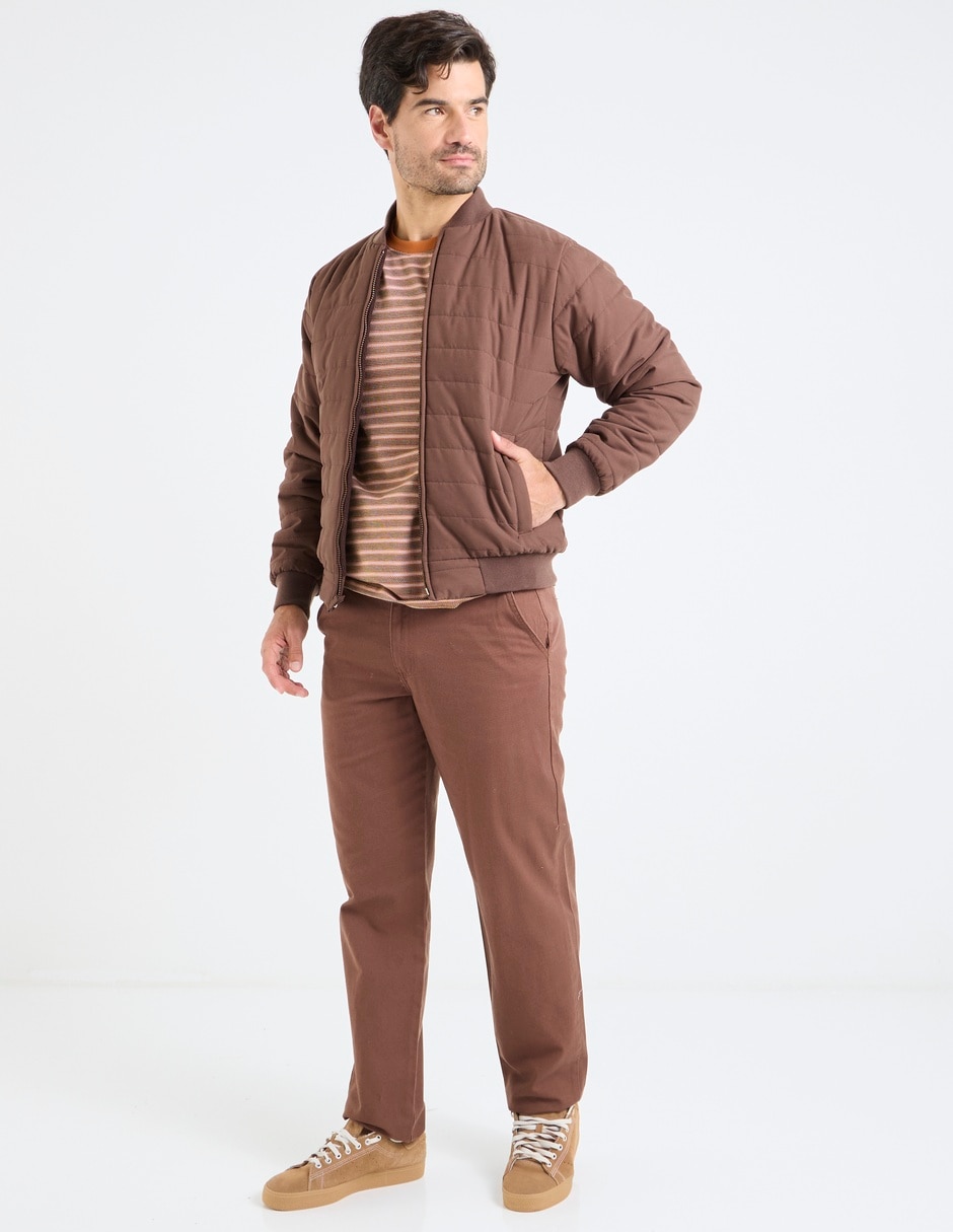 Pantalón straight de algodón para hombre 3
