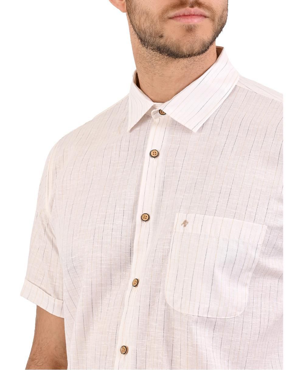 Camisa casual manga corta para hombre 3