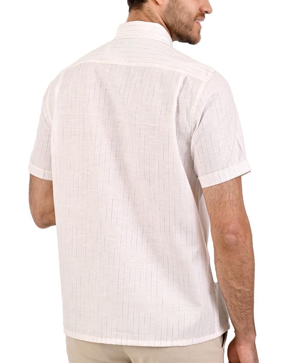 Camisa casual manga corta para hombre 4