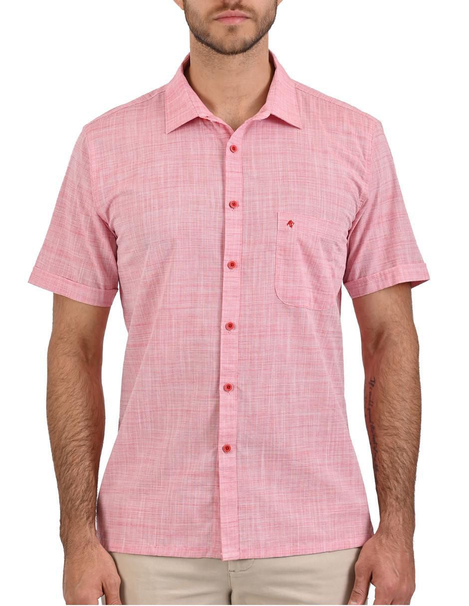 Camisa casual algodón manga corta para hombre 2