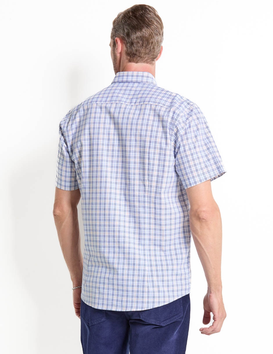 Camisa casual de algodón manga corta para hombre 2