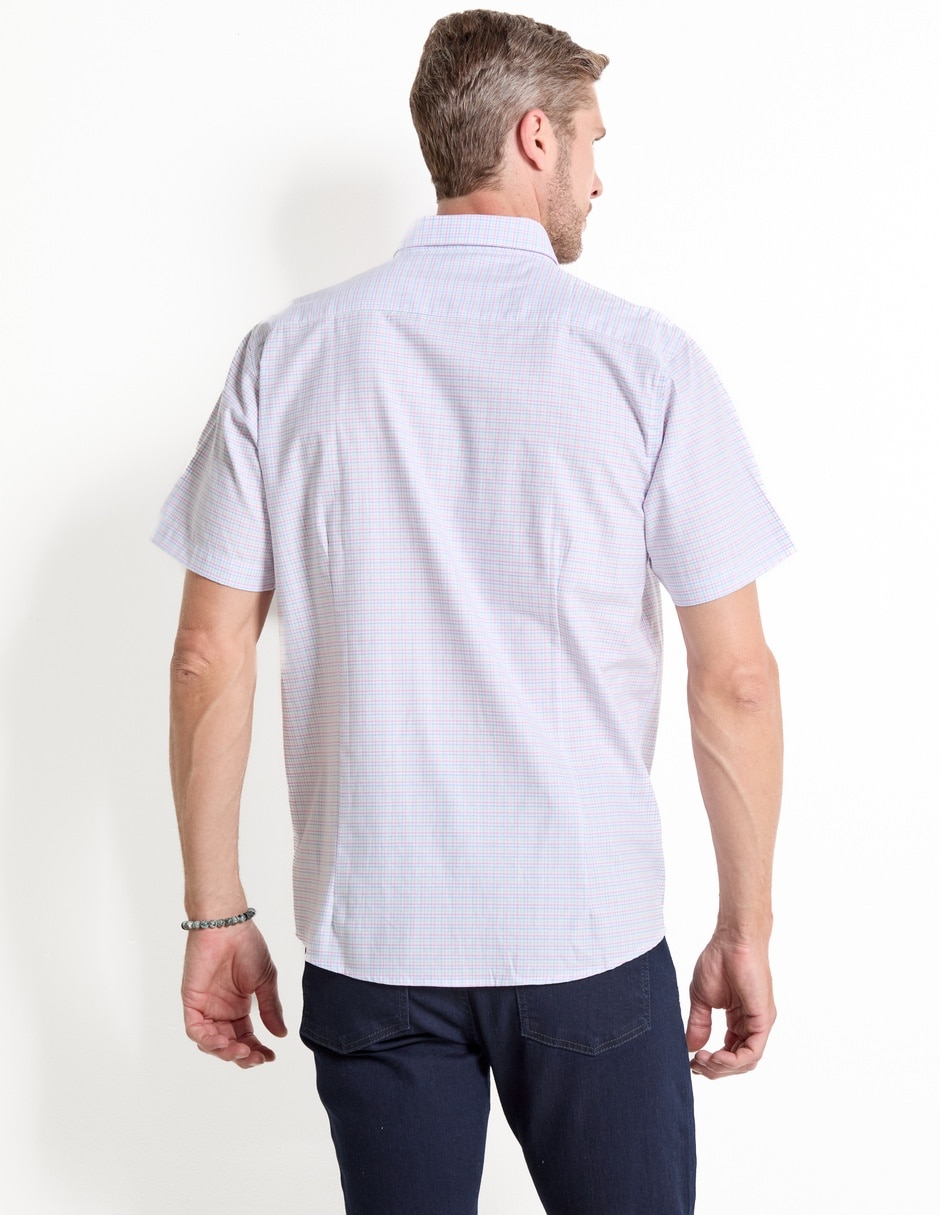 Camisa casual de algodón manga corta para hombre 2