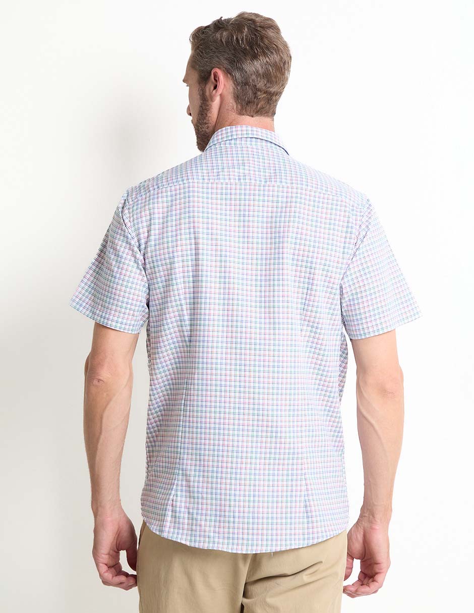 Camisa casual de algodón manga corta para hombre 2