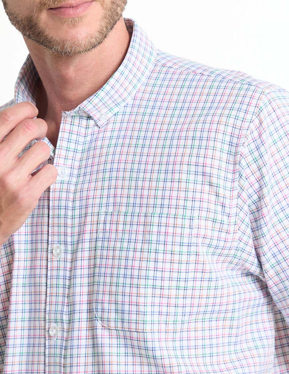Camisa casual de algodón manga corta para hombre 4