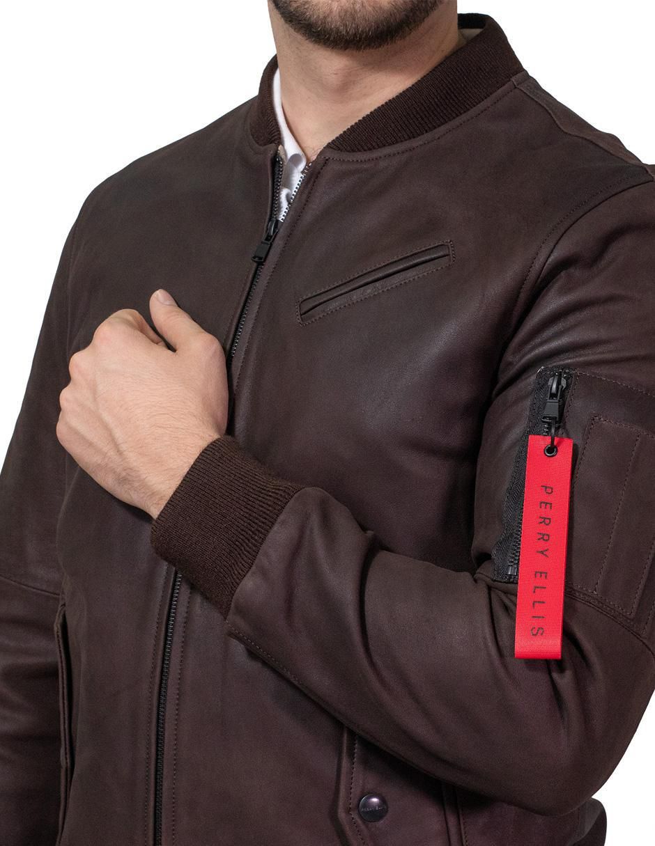 Chamarra bomber con bolsillos para hombre 4
