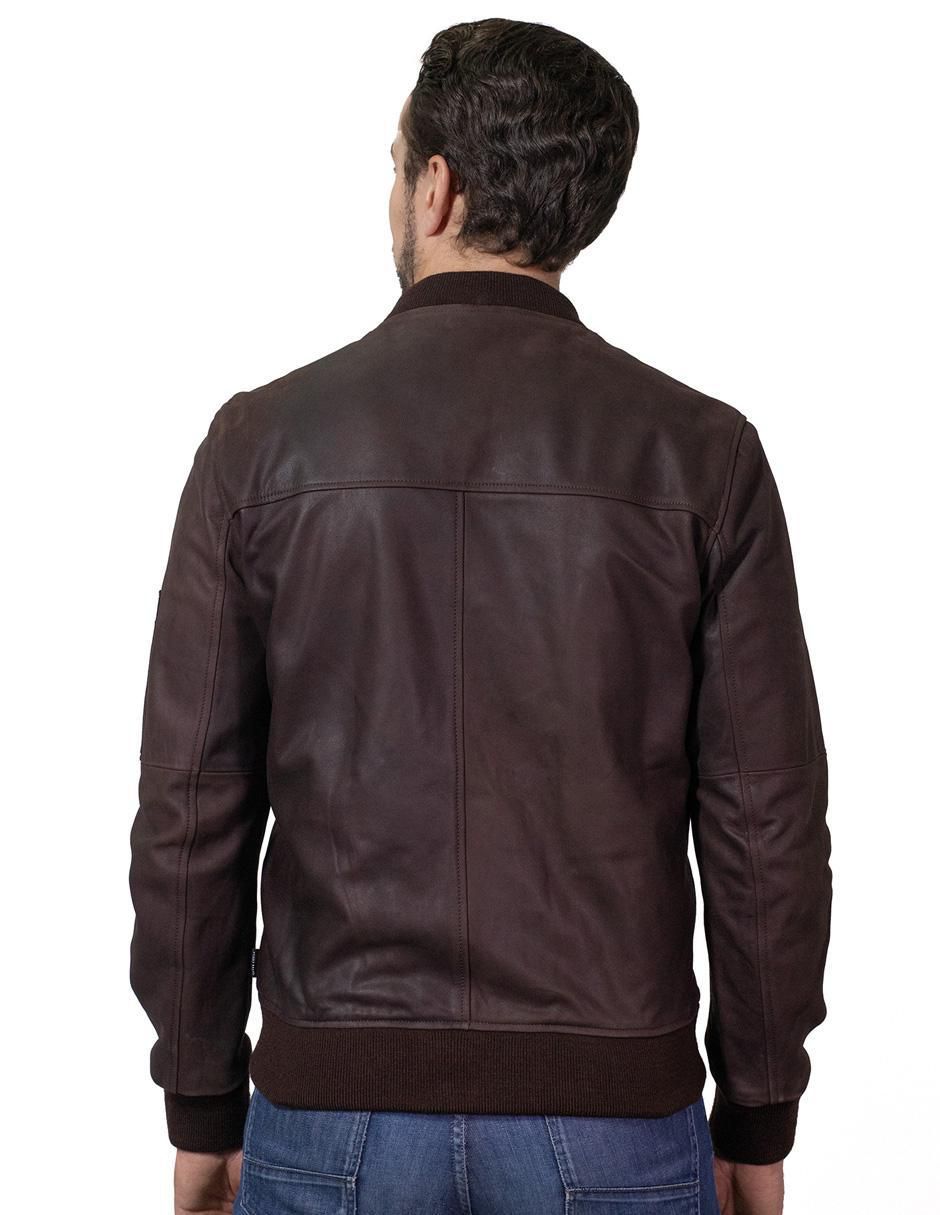 Chamarra bomber con bolsillos para hombre 6