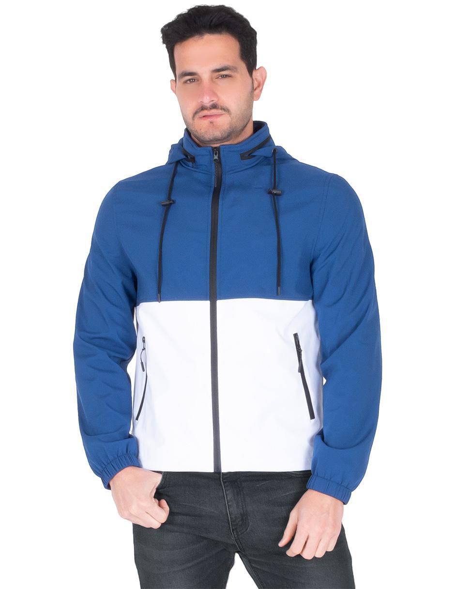 Chamarra casual impermeable con capucha para hombre Chamarra casual impermeable con capucha para hombre