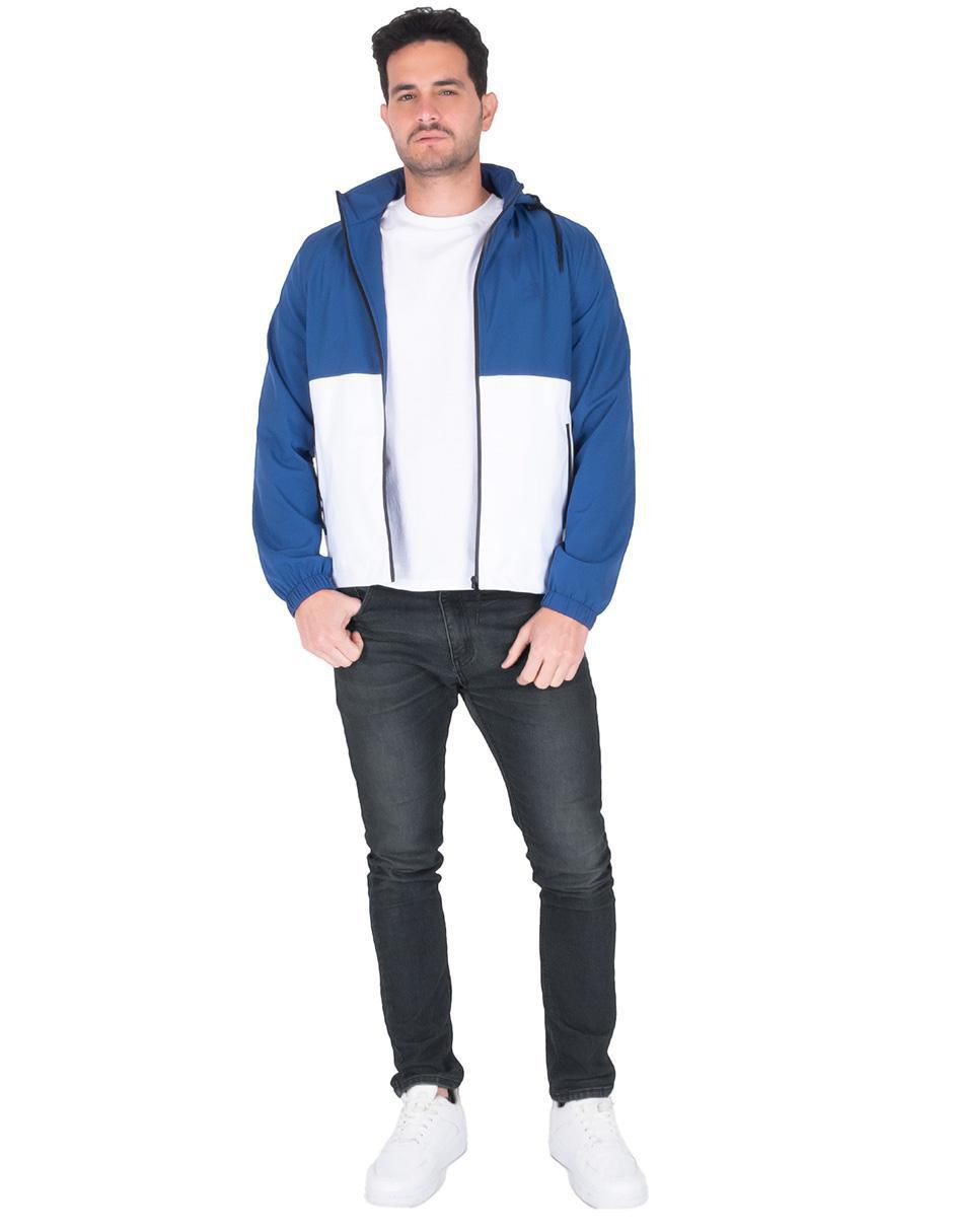 Chamarra casual impermeable con capucha para hombre 3