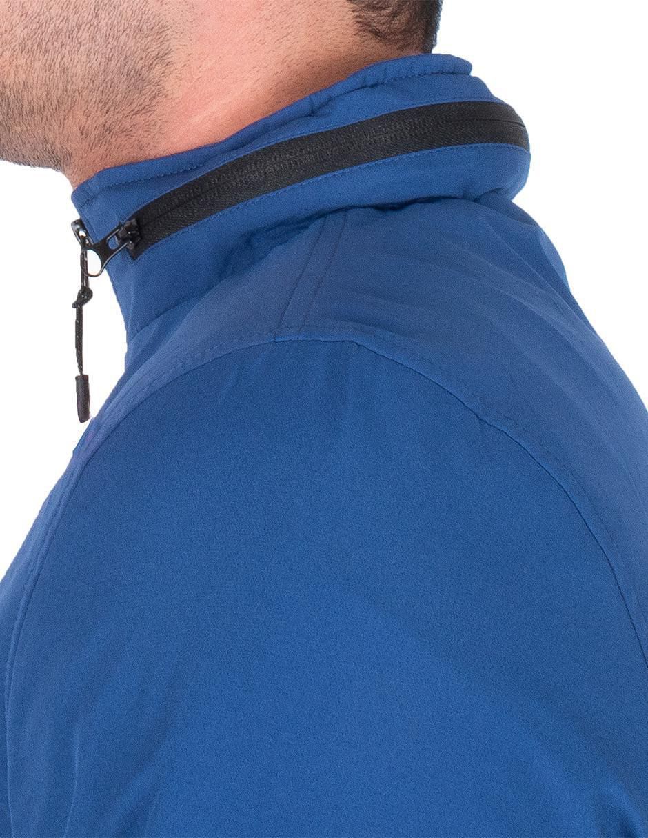 Chamarra casual impermeable con capucha para hombre 4