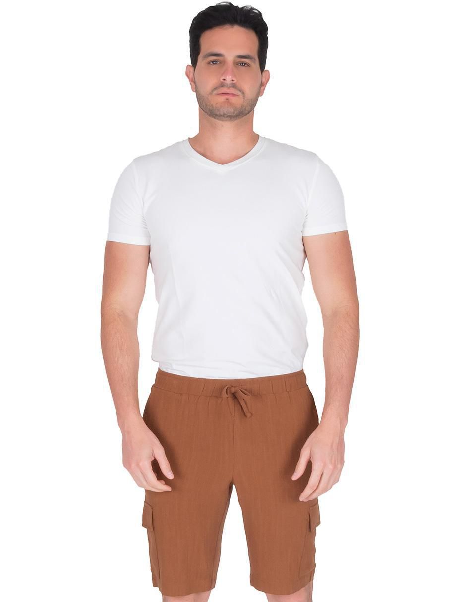 Bermuda de lino para hombre