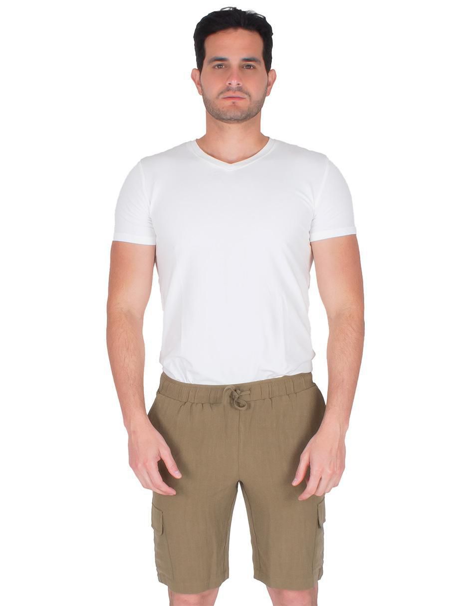 Bermuda de lino para hombre