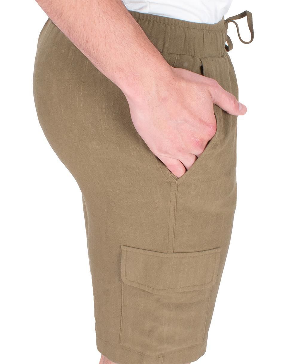 Bermuda de lino para hombre 4