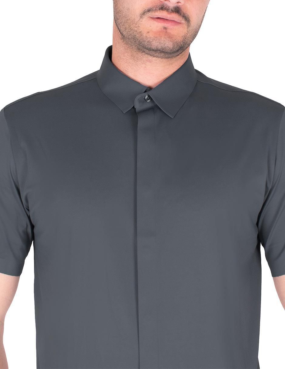 "camisa/sobrecamisa" casual generra "de" (si aplica) poliamida "manga" corta "para hombre"