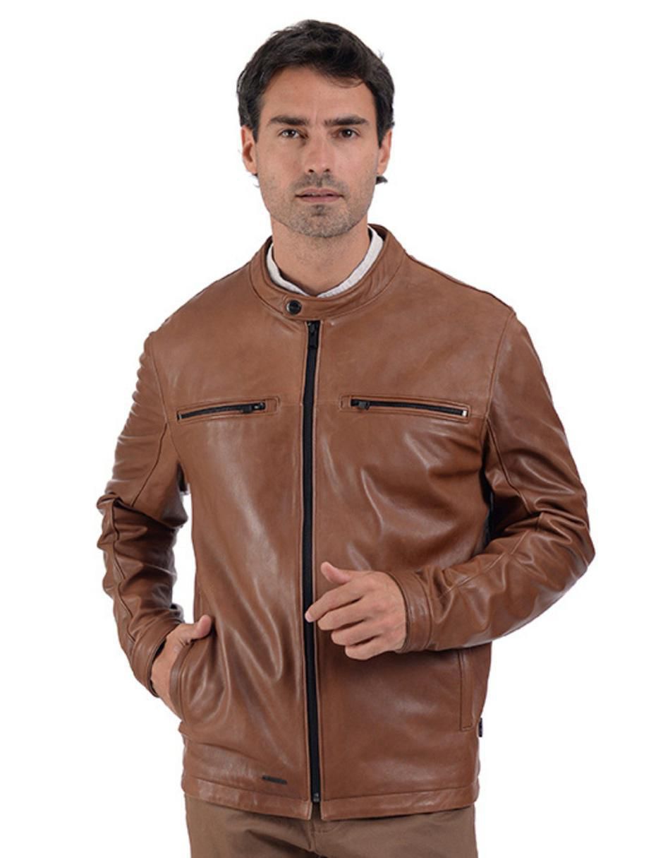 Chamarra casual con bolsillos para hombre 2