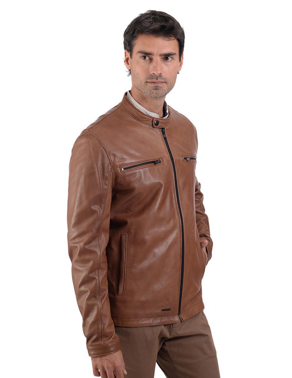 Chamarra casual con bolsillos para hombre 3