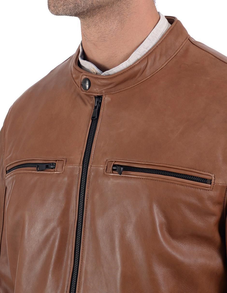 Chamarra casual con bolsillos para hombre 4