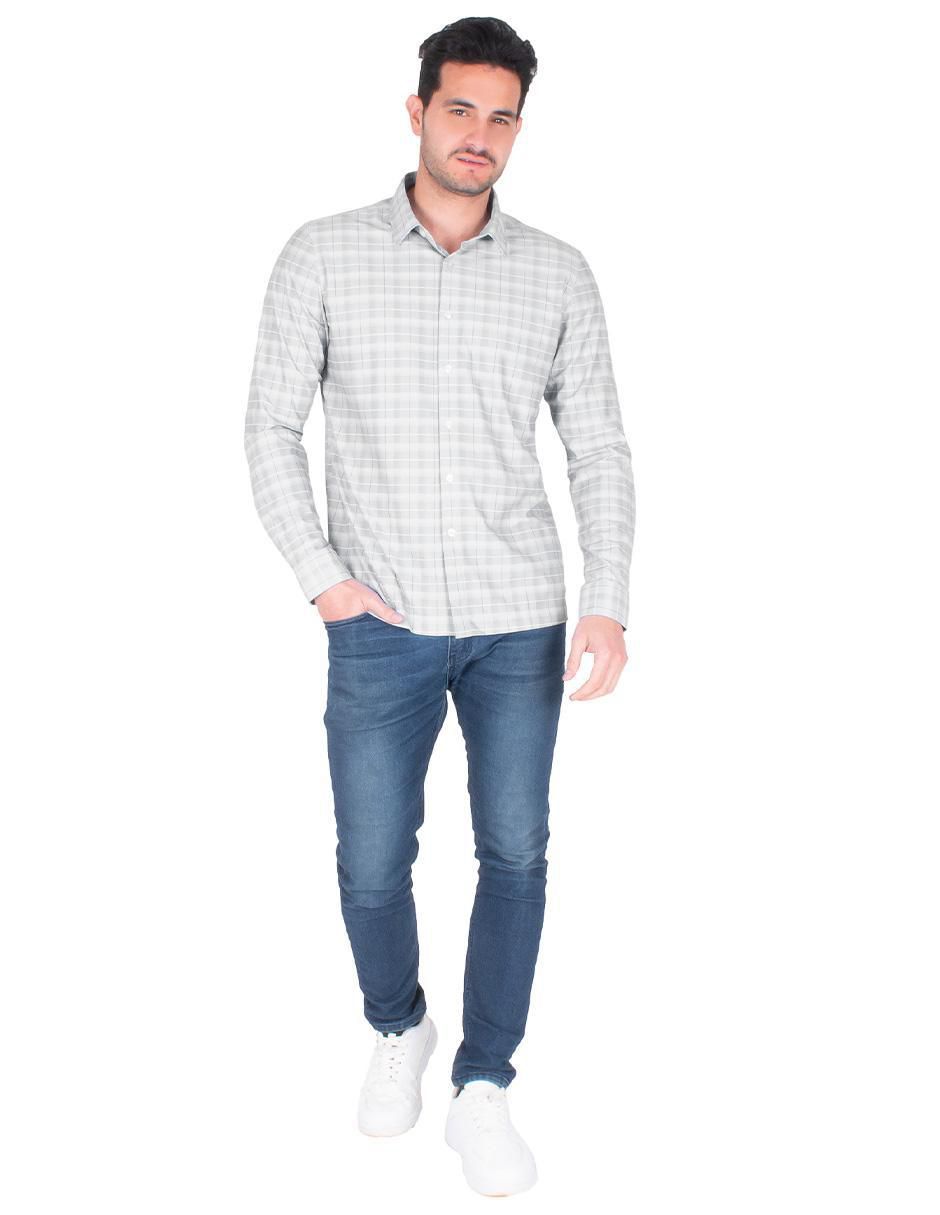 "camisa/sobrecamisa" casual generra "de" (si aplica) poliéster "manga" ml "para hombre"