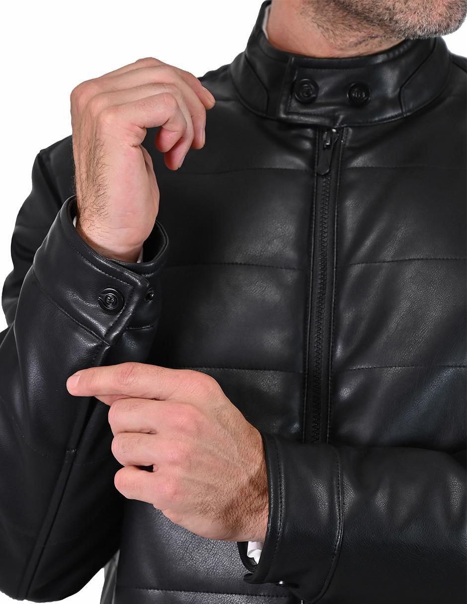 Chamarra casual con bolsillos para hombre 5