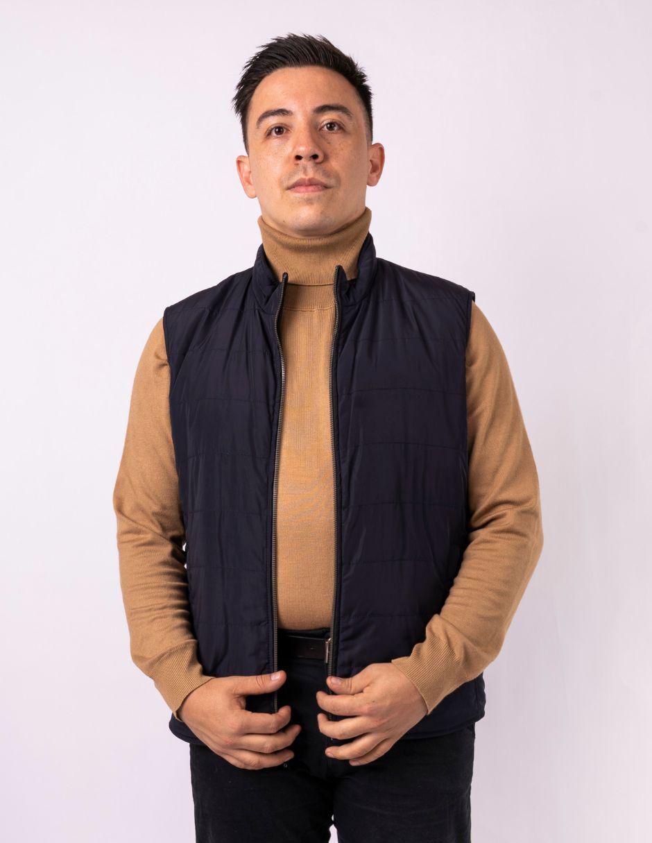 "chaleco" pelle royale resistente al agua piel con bolsillos "para hombre"