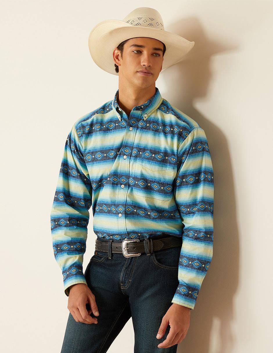 Camisa casual de algodón manga larga para hombre Camisa casual de algodón manga larga para hombre