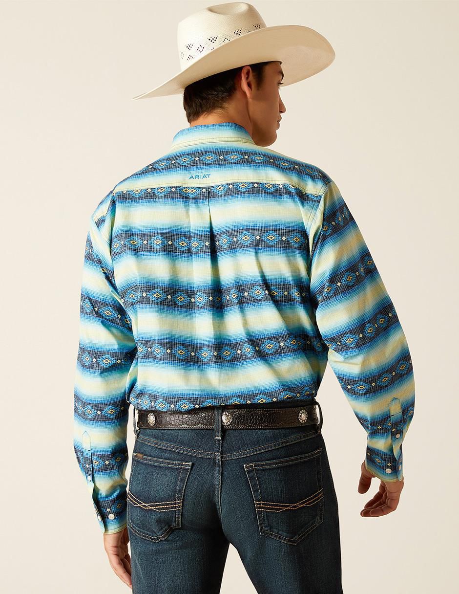 Camisa casual de algodón manga larga para hombre 2