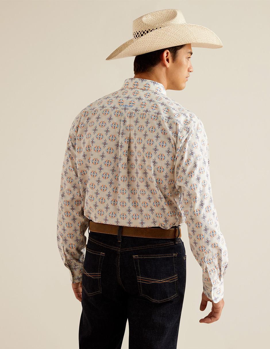 Camisa casual de algodón manga larga para hombre 2